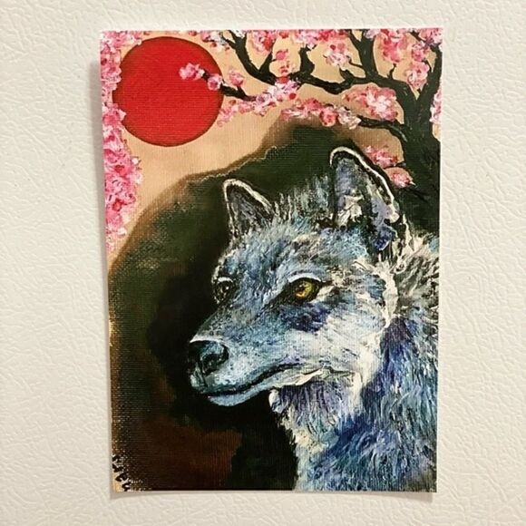 Color Print Wolf  - Picture 2 of 2